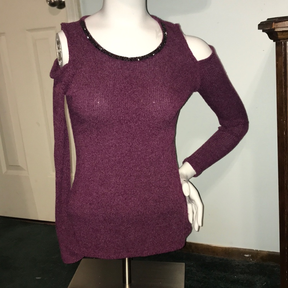 Juicy Couture cold shoulder sweater